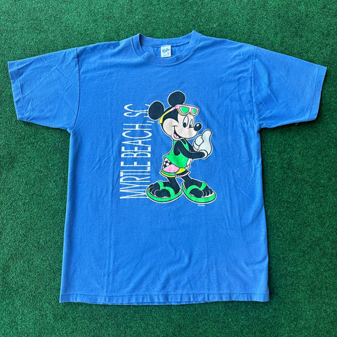 90s Minnie Mouse Myrtle Beach "Pinstripe Single Stitched"